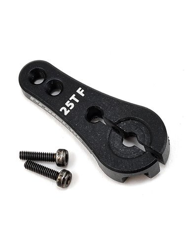 ProTek RC 4mm Aluminum Long Clamping Servo Horn (Black) (25T)