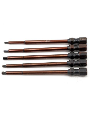 Team Associated Factory Team 1/4” Drive Power Tool Tip Set (5)