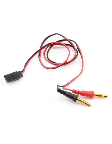 ProTek RC Receiver Charge Lead (Futaba Female to 4mm Banana Plugs)