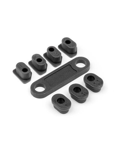 HB Racing Hinge Pin Bushing Set