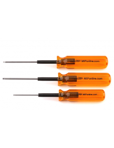 MIP Thorp Metric Hex Driver Wrench Set (3) (1.5, 2.0 & 2.5mm), MIP9502