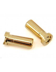 ProTek RC Low Profile 5mm "Super Bullet" Solid Gold...