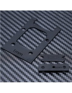Front 1mm Plastic Gearbox Spacer Set for Mayako MX8 (-22)