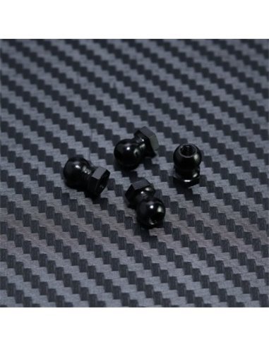 Alunminium Servo Arm Threaded Ball With Nut 4pcs for Mayako MX8 (-22)