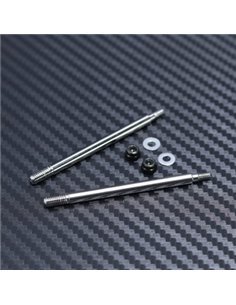 Front 59,50mm (Long) Shock Shaft 2pcs for Mayako MX8 (-22)