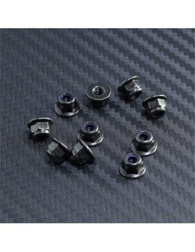 5.5mm Flanged M3 Nyloc (10pcs)