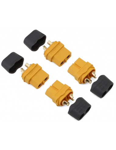 Samix XT60 Connectors w/Wire Covers (4 Female)