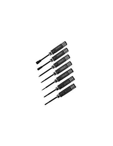 MINI TOOLS SET Hex 1.5/2.0/2.5mm/ Phillips 0 + / Flat 1 - / Socket 4.0/5.5mm Phillips 0 + / Flat 1 - / Socket 4.0/5.5mm
