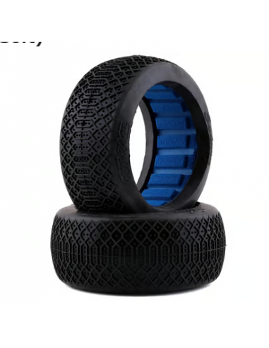 HotRace Sahara 1/8 Buggy Tires w/Inserts (4) (Super Soft)