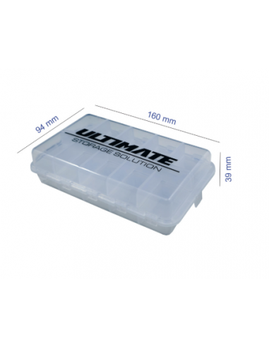 CAJA DOBLE TORNILLERIA ULTIMATE 160x94x39mm