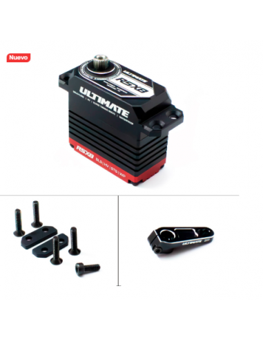SERVO ULTIMATE RSX8 BRUSHLESS 37KG 0.075S 1/8 + HORN UR1815-25