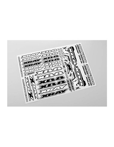 XRAY XB8 STICKER FOR BODY - WHITE
Code: 397359