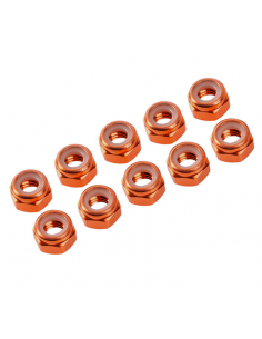 AUTOBLOCANTE ALU. M3 NARANJA (10u.)