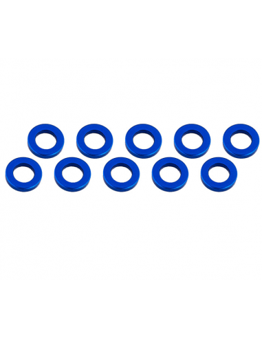 ARANDELAS ALUMINIO (3x6x1mm) AZUL (10u.)
