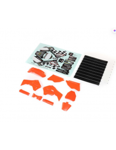 Orange Plastics with Wraps: PM-MX/SM