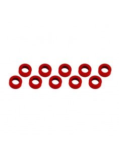 ARANDELAS ALUMINIO - 3x6x2mm - ROJA - 10u.