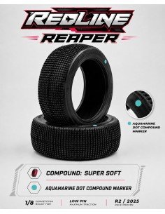 REDLINE REAPER BUGGY TIRE SUPER SOFT R2 4uni.