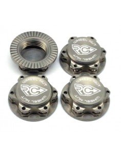 RC-Project 17mm Aluminum Serrated Fine Thread Wheel Nuts...