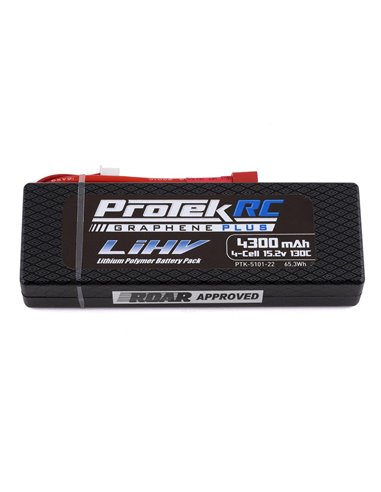 ProTek RC 4S 130C Low IR Si-Graphene + HV LCG LiPo Battery (15.2V/4300mAh)